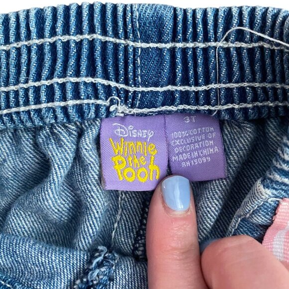 Vintage Y2K Winnie The Pooh toddler Jeans 3T Denim - Picture 6 of 10